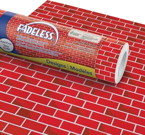Vista 16 de Fadeless Papel para Tablón de Anuncios, Papel Resistente a la Decoloración para Decoración de Aula, 48" x 50', Azure, 1 Rollo