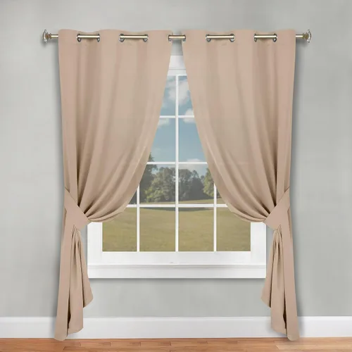 Vista 82 de Superior Blackout Curtains, Room Darkening, Bedroom, Drapes, Kitchen, Living Room Window Accents, Sun Blocking, Thermal, 2 Pack, Solid Blackout
