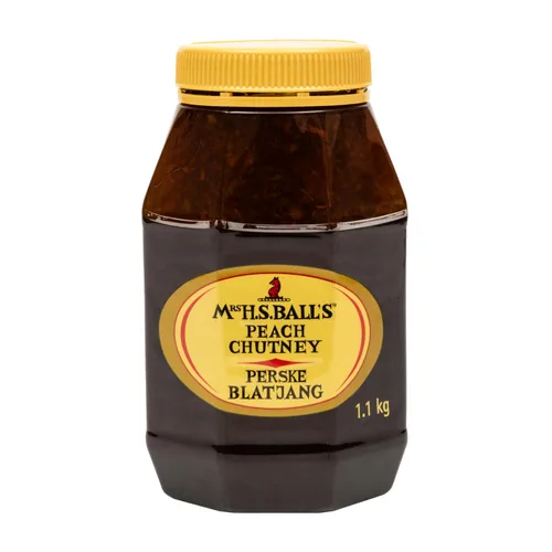 Vista 10 de Mrs Balls HOT Chutney 2.4 lbs Frasco de plástico de boca ancha importado de Sudáfrica