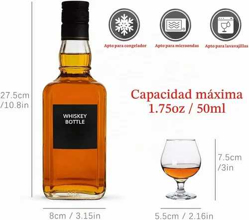 Vista 2 de Glsairy Lindos vasos de chupito pequeños de brandy juego de 8 Copas de coñac Vasos de puerto Vasos de tequila (1.75 oz 1.7 fl oz)
