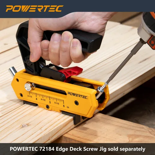 Vista 6 de POWERTEC Tornillos de cubierta, #10 x 2-3/8", T15 Star Drive, 250 PK (72185 Tornillos de cubierta (No.10 x 2-3/8")