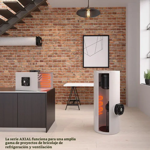 Vista 7 de AC Infinity AXIAL 8025, ventilador para magdalenas, 120 V CA 3.150 in x 0.984 in de alta velocidad, certificado UL para proyectos de escape