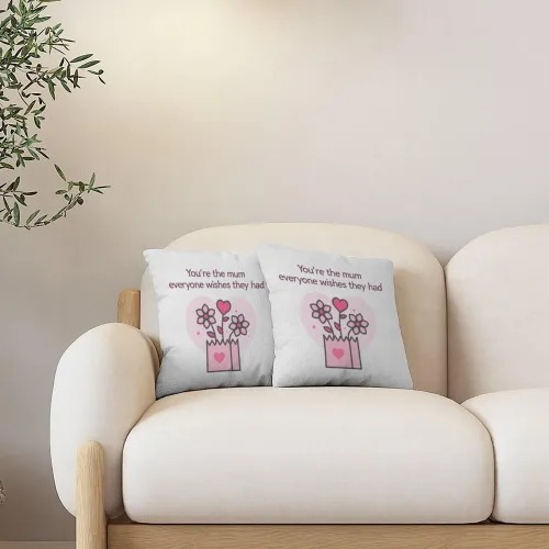 Vista 4 de Mom Birthday Gifts Velvet Pillow Covers 16X16 Best Mom Presents Valentines Day Gifts Mothers Day Presents from Daughter Son Mum Mama Gift Moms Gift