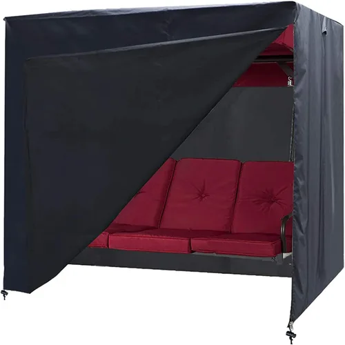 Vista 11 de Ourdoor Swing Cove, Cubierta para Hamaca de 2 Asientos Triples, Cubierta para Columpio de Jardín, Cubierta para Silla Planeadora de Hamaca