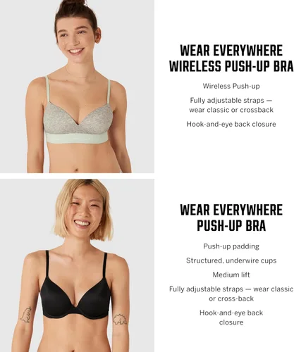 Vista 5 de Victoria's Secret Brasier sin aros push up rosa para mujer, color rosa (32A - 38DDD)