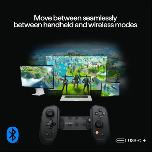 Vista 4 de BACKBONE Controlador de juego profesional para iPhone 15/16/17 y Android Controlador de teléfono para Android y iPhone, convierte tu teléfono