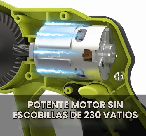 Vista 4 de Sun Joe Mini motosierra inalámbrica iON+ de 24V-HCS-LTE-P1 de 24 voltios, Verde y barra premium SWJ-OIL, aceite de cadena y piñón, lubricación