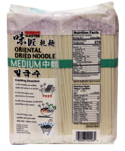 Vista 2 de 味匠干面 건조 面 Gourmet Oriental Dried fideos somen – Medio, 5 libras
