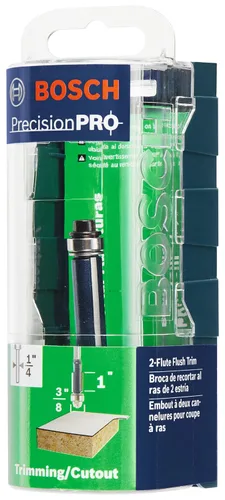 Vista 4 de Bosch 85268MC 3/8 pulg. Broca de fresado de 2 ranuras para laminado a ras
