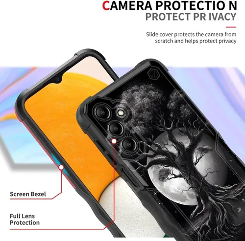 Vista 139 de Funda para Galaxy A14 5G, [Doble Capa][Protección contra Caídas de Grado Militar de 10 Pies] [Antideslizante] Funda Resistente a Prueba de Golpes