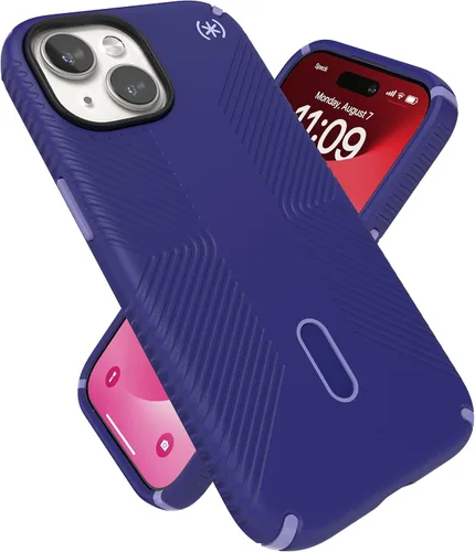 Vista 10 de Speck Funda MagSafe para iPhone 15, protección contra caídas y cámara, ClickLock antideslizante, compatible con carga inalámbrica, se adapta a todos