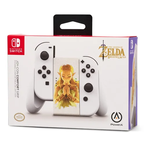 Vista 8 de PowerA Joy-Con Comfort Grip for Nintendo Switch - Princess Zelda game controller gamepad Nintendo Switch Lite