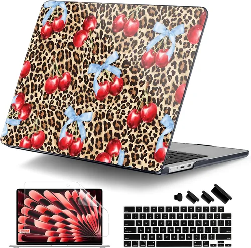 Vista 9 de DONGKE Funda compatible con M5 MacBook Air de 15 pulgadas 2026 2025-2023 A3448 A3241 A3114 A2941 M4 M3 M2 Pantalla de retina líquida Touch ID