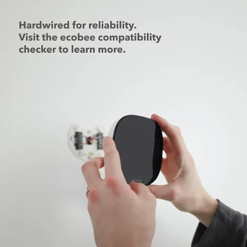 Vista 10 de ecobee Termostato inteligente mejorado, termostato Wifi programable Funciona con Siri, Alexa, Google Assistant, certificado Energy Star, Smart