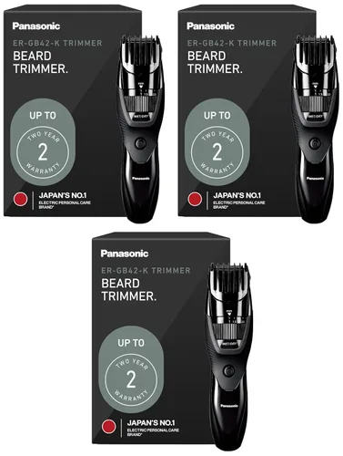 Vista 10 de Panasonic Recortadora de barba para hombres inalámbrica de precisión y potencia, cortapelos con accesorio de peine y 19 configuraciones ajustables