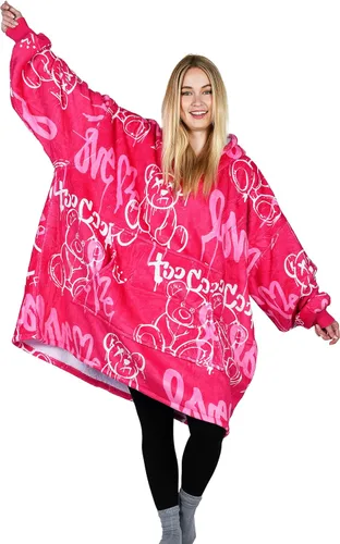 Vista 16 de Catalonia Sudadera con Capucha Manta Extragrande, Cómoda Sudadera Sherpa Usable, Regalo para Ella