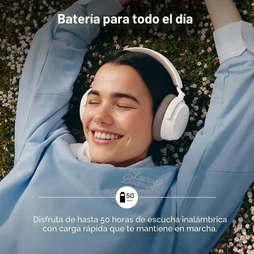 Vista 2 de Sennheiser ACCENTUM - Audífonos inalámbricos Bluetooth – Batería de 50 horas, audio, cancelación de ruido híbrida (ANC), comodidad durante todo