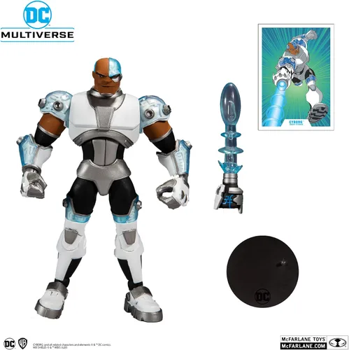Vista 7 de McFarlane Toys DC Multiverse animado CyborgDC Multiverse 7 figuras de acción - Cyborg
