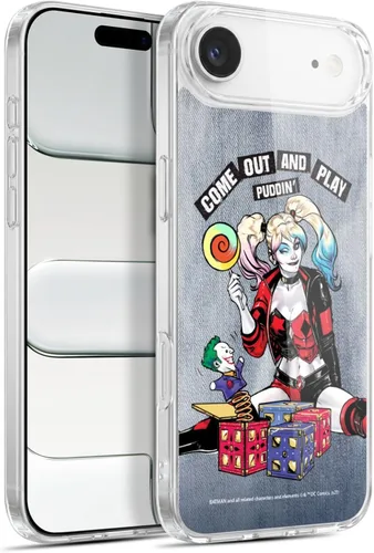 Vista 66 de Head Case Designs Funda de gel suave con licencia oficial de Batman DC Comics Bubblegum Harley Quinn Graphics compatible con Apple iPhone 7