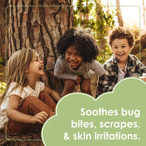 Vista 5 de TruKid Bálsamo calmante para terapia de la piel: alivia la picazón y la irritación, perfecto para llevar, ingredientes naturales y no tóxicos, sin