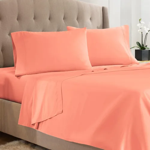 Vista 59 de Empyrean Juego de sábanas individuales - 110 GSM 4 piezas de sábanas para cama individual, sábanas de tamaño individual doble cepillado, sábanas