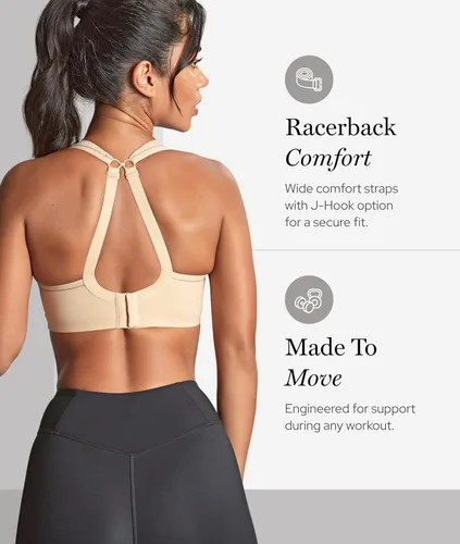 Vista 4 de Panache Sujetador deportivo de alto impacto con aros para mujer