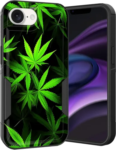 Vista 103 de Funda para iPhone Air, doble capa híbrida resistente resistente a prueba de golpes de policarbonato duro + funda protectora de silicona suave