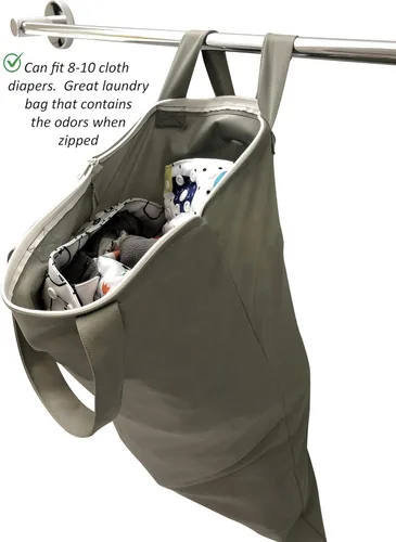 Vista 5 de MOM & BAB Bolsas húmedas para pañales de tela para bebé, trajes de baño y toallas, viajes, bolsa húmeda y seca para bolsa de pañales, piezas