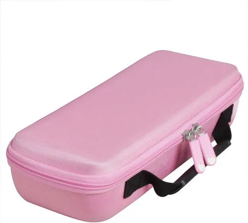 Vista 5 de Hermitshell Estuche rígido de viaje para compuesto de modelado Play-Doh, paquete de 10 latas de colores de 2 onzas (solo caja) (rosa)