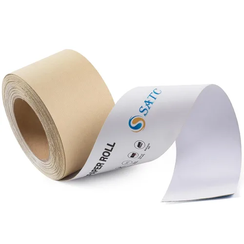 Vista 15 de S SATC Papel de lija PSA Longboard de grano 40, rollo continuo de 20 yardas de largo, 2-3/4" de ancho autoadhesivo con respaldo adhesivo, hojas