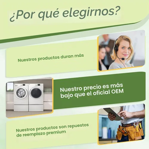 Vista 7 de WE3M33 Conjunto de eje y soporte de secadora compatible con secadores GE Kenmore Hotpoint, pieza de repuesto AP2049403 EA2355941 PS2355941 1515105