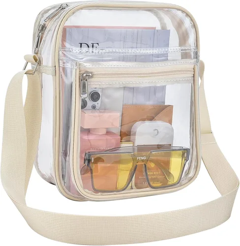 Vista 35 de USPECLARE Clear Bag for Stadium Events Clear Messenger Bag for Men and Women