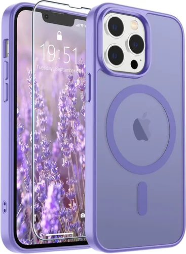 Vista 154 de SUPFINE Funda magnética para iPhone SE 2022 (3ª)/2020 (2ª), iPhone 8 (compatible con MagSafe) (protección contra caídas de grado militar), funda