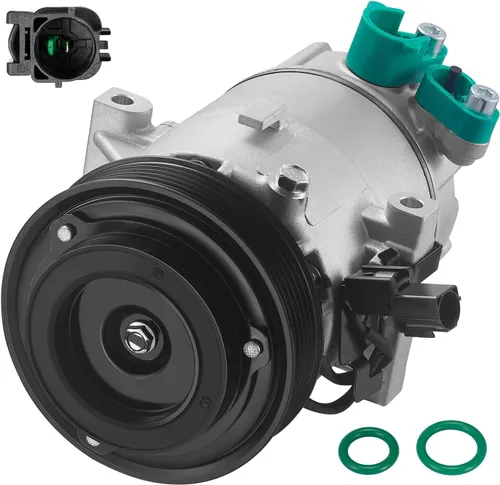 Vista 13 de BDFHYK 57197 Compresor de CA con embrague compatible con Hyundai Santa Fe 2003-2006 y XG350 2002-2005 3.5L, XG300 2001 3.0L, compatible con Kia