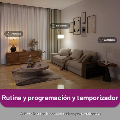 Vista 7 de Bombillas Alexa equivalentes a 150 W, bombillas inteligentes directamente compatibles con Alexa, sintonizables de blanco cálido a frío, bombilla