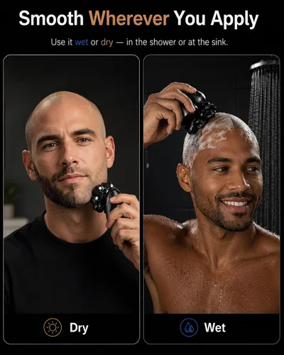 Vista 4 de Afeitadoras de cabeza para hombres calvos LK9588HGQ0901B Chapado en plata