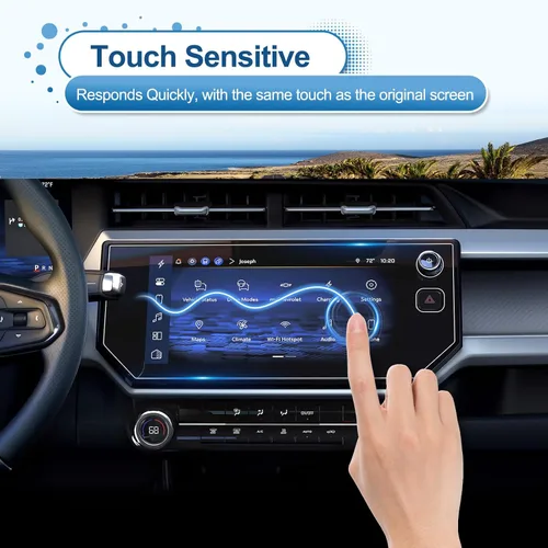 Vista 8 de Protector de pantalla Chevy Bolt 2027 para Chevy Bolt (LT/RS) Pantalla táctil diagonal de 11.3 pulgadas, vidrio templado 9H 2027 Bolt EV, accesorios