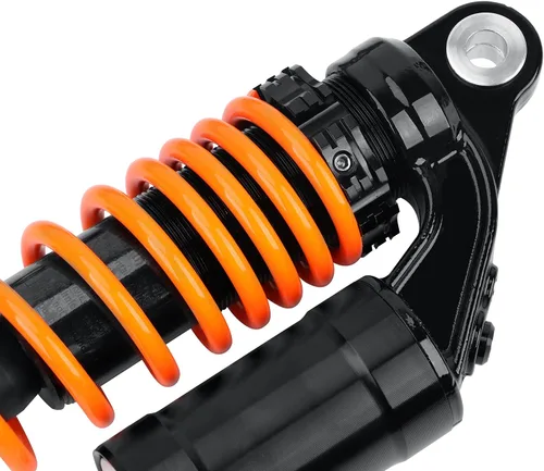 Vista 4 de Amortiguadores universales de motocicleta de 11.024 in, 11 pulgadas, suspensión trasera, 2 unidades, compatibles con Honda CB, Yamaha Gokart
