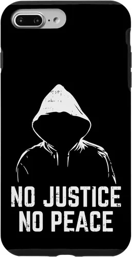 Vista 8 de Funda de regalo africana para iPhone 15 Justice No Peace Black Lives Matter BLM Protest