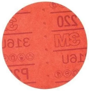Vista 15 de 3M Hookit 01303 - Disco abrasivo rojo, 5 pulgadas, grano 40+ sin agujero, paquete de 25 para lijado automotriz, lijado de imprimación, lijado