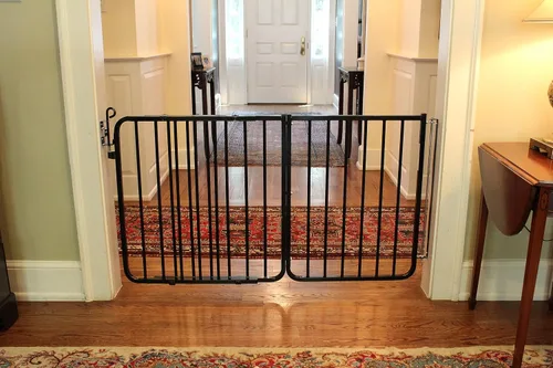 Vista 5 de Cardenal Gates 21 3/4" Negro Puerta extensión, Negro