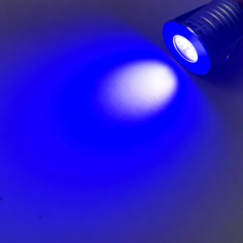 Vista 4 de Luces LED impermeables para piscina, 3 W, luz subacuática regulable, funciona a 12 V-24 V CC, 12 VAC, 4 paquetes de luces de bajo voltaje IP68