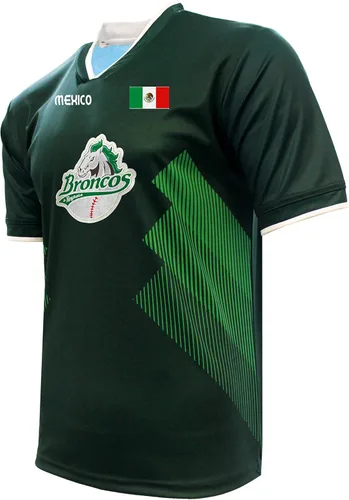 Vista 2 de Jersey México Broncos de Reynosa 100% poliéster. Fabricado en México
