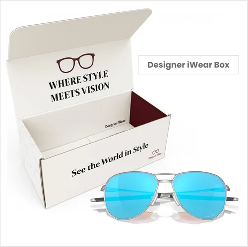 Vista 7 de Oakley Contrail OO4147 - Lentes de sol de aviador para hombre + paquete con correa de accesorio + paquete con kit de cuidado de diseñador iWear