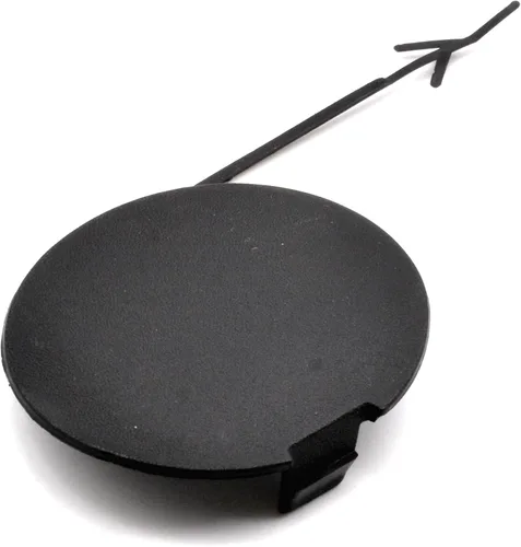 Vista 6 de Cubierta de gancho de remolque delantero compatible con Jeep Renegade 2015-2019 Parachoques delantero Gancho de remolque Cubierta de tapa negra