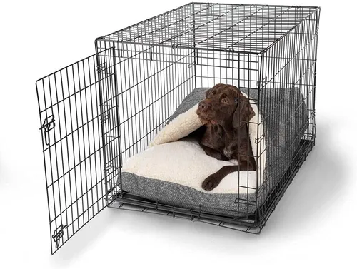 Vista 9 de Snoozer Cama de lujo para mascotas con microsuede, pequeña - antracita