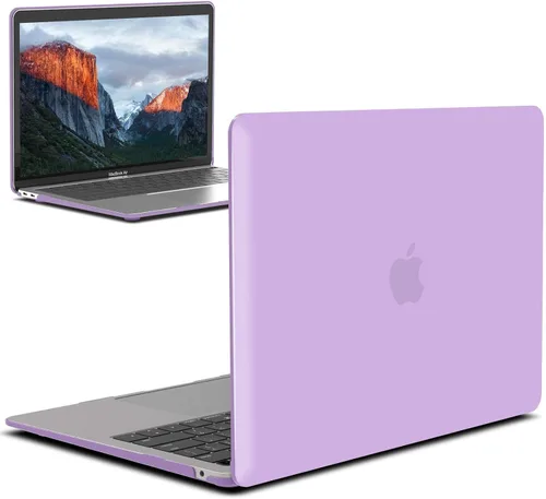 Vista 45 de IBENZER Carcasa rígida para MacBook Air de 13 pulgadas, 2020, 2019, 2018, nueva versión A2179, A1932, carcasa rígida para Apple Mac Air 13 Retina