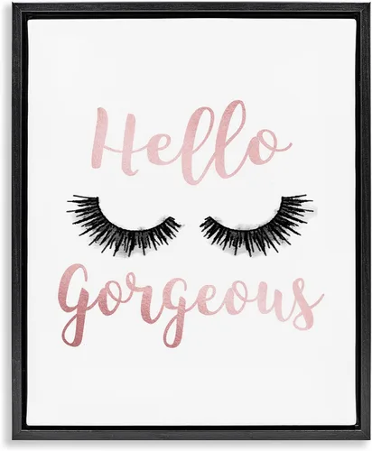 Vista 9 de Chic Shoes Glam Bookstack, 16 x 20 Inch Canvas in Floater Frame Stupell Industries · By Amanda Greenwood · Ready to hang · Fashion forward gift