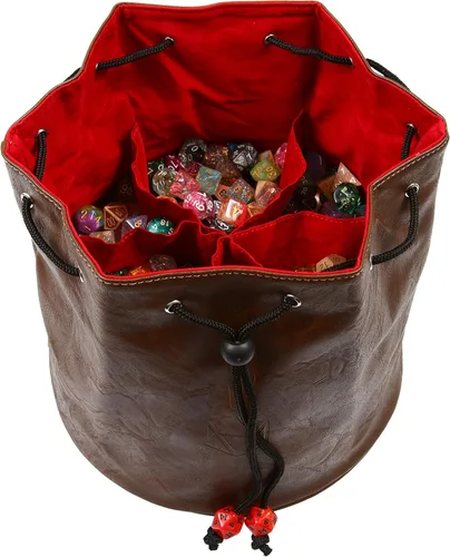 Vista 10 de Forged Dice Co. Pouch of The Endless Hoard Bolsa de Dados - Contiene Más de 1,000 Dados Poliédricos - Bolsa de Almacenamiento de Dados con 7