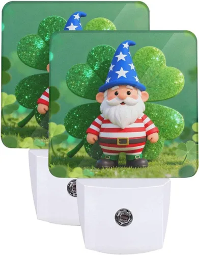 Vista 18 de Juego de 2 lámparas LED de noche enchufables de muñeco de nieve, con sensor automático, copos de nieve de Navidad, juego de 2 luces nocturnas